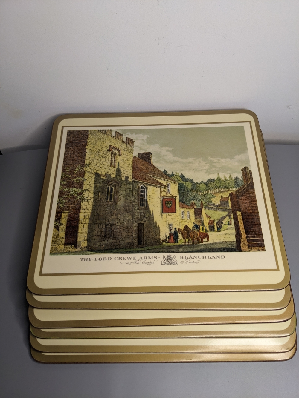Vintage The National Trust Placemats Set Of Six England Collectors Cork EUC